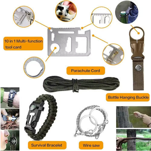 31 in 1 Bag Survival Gear and Equipment